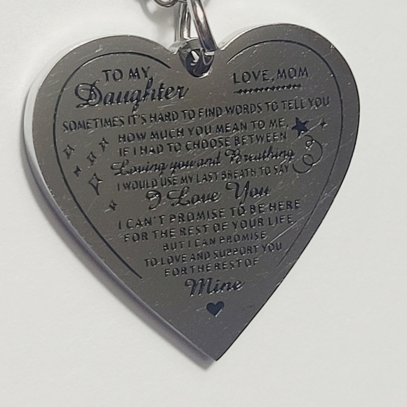 Mother to Daughter Necklace Inspirational 18KGP - Picture 1 of 6